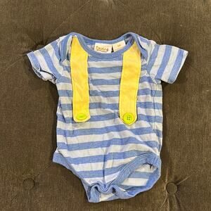 Truly scrumptious suspender onesie size 6 months